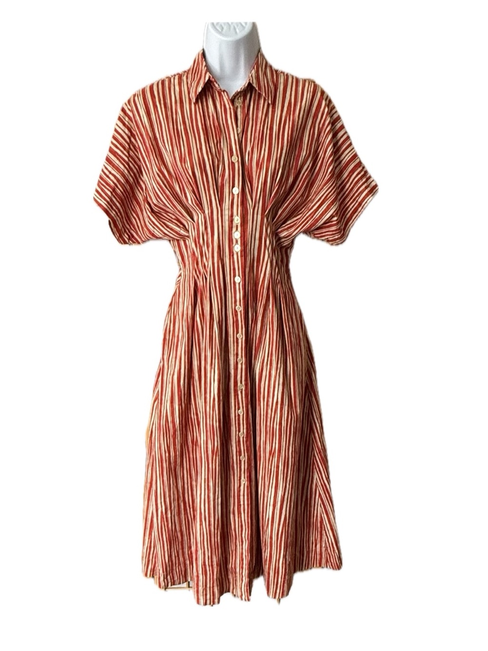 Exquise Tobie Midi Shirtdress by Anthropologie